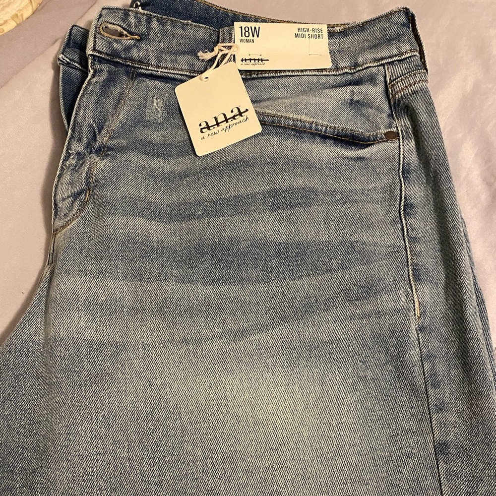 a.n.a. Brand denim shorts